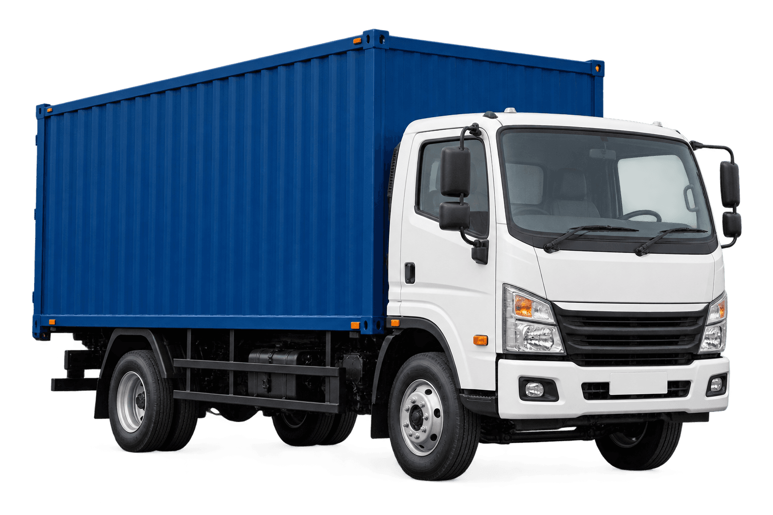 Commercial delivery truck